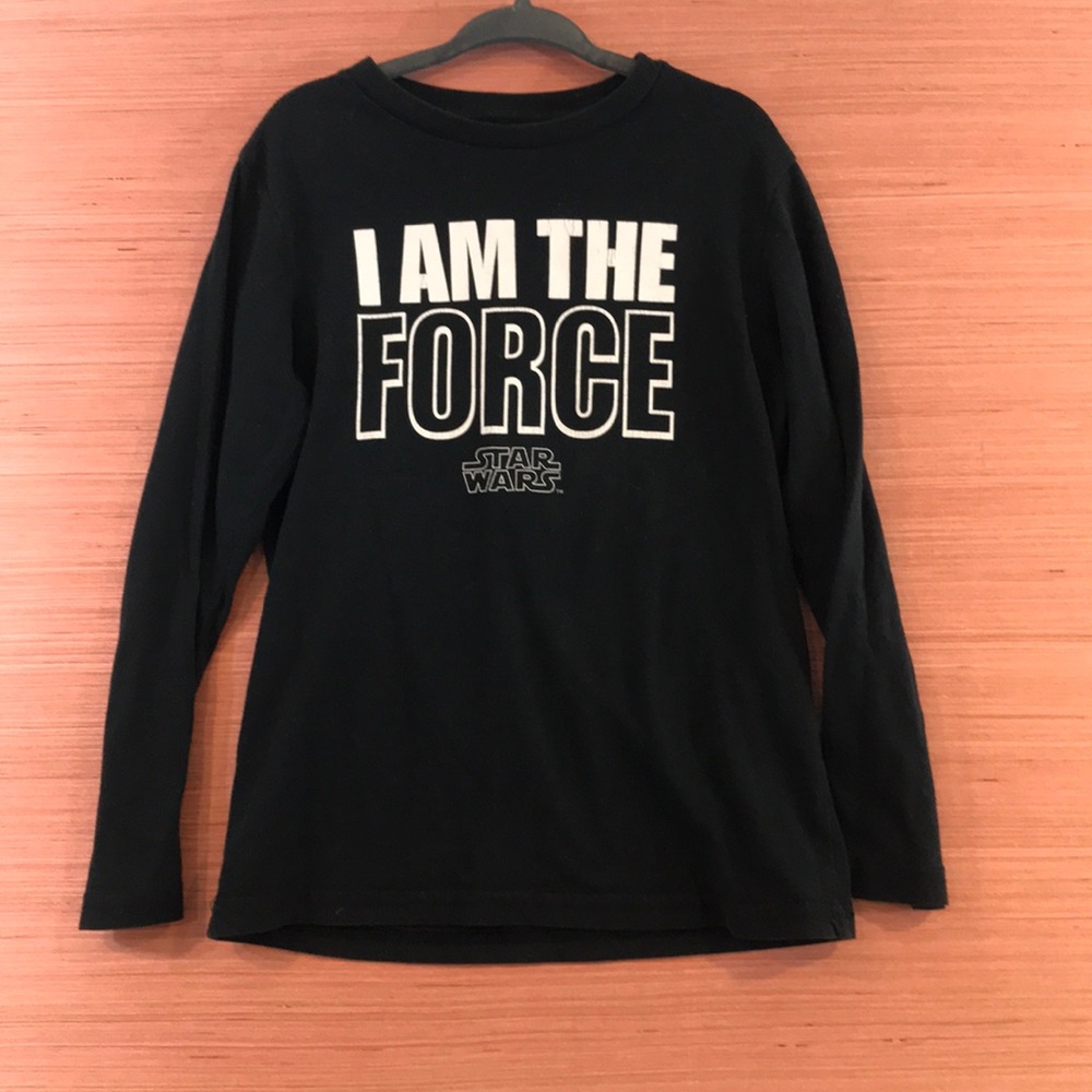 🇺🇸Boys 5T Star Wars I AM THE FORCE t shirt